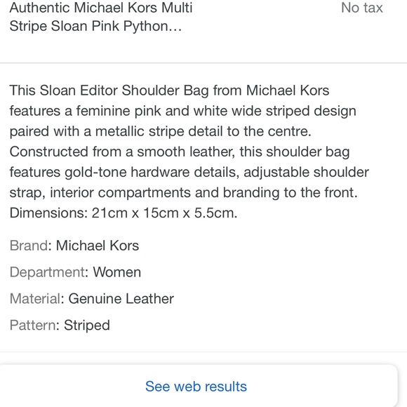 Michael Kors handbag - Picture 8 of 8